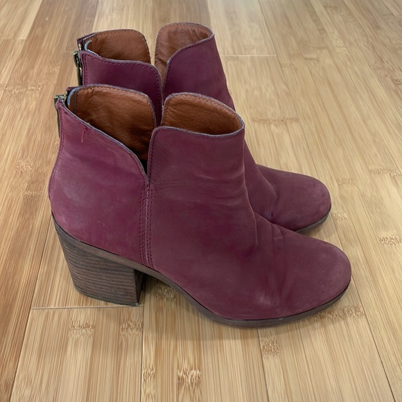 Lucky Brand Shoes - Lucky brand distressed booties - size 9